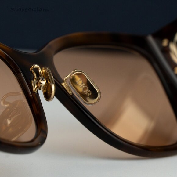 BRAND NEW Dior 30MONTAIGNE B2U CD40082U 53Y 26L0 Havana Brown Women Sunglasses - Picture 8 of 12